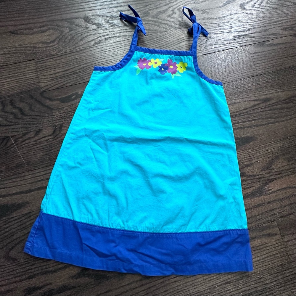 Hanna Andersson Sleeveless Cotton Sundress Girls Size 100